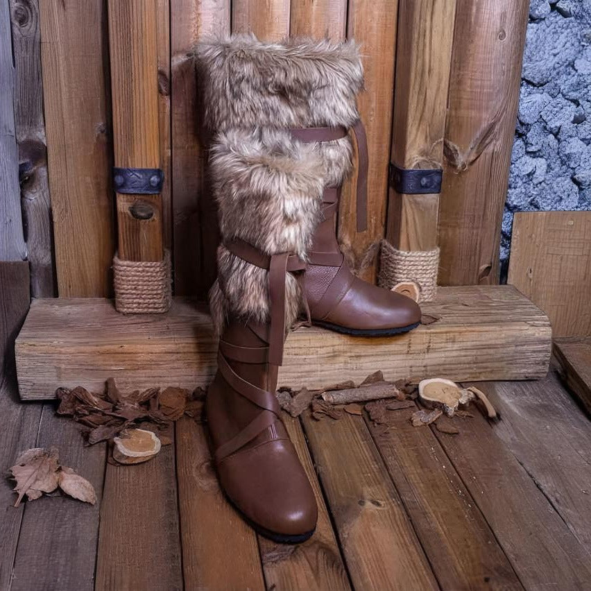Graceful Stylish Medieval Renaissance Viking Barbarian Boots