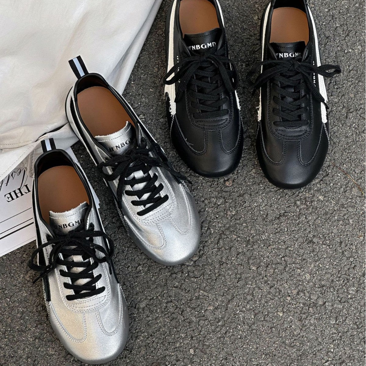 Spring High Quality First Layer Cowhide German Training In Sier Women's Casual Shoes