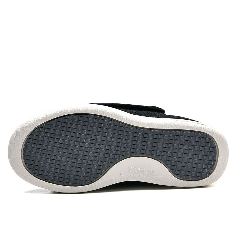 Men's For The Old Fleece-lined Walking Square Men's Sports Shoes