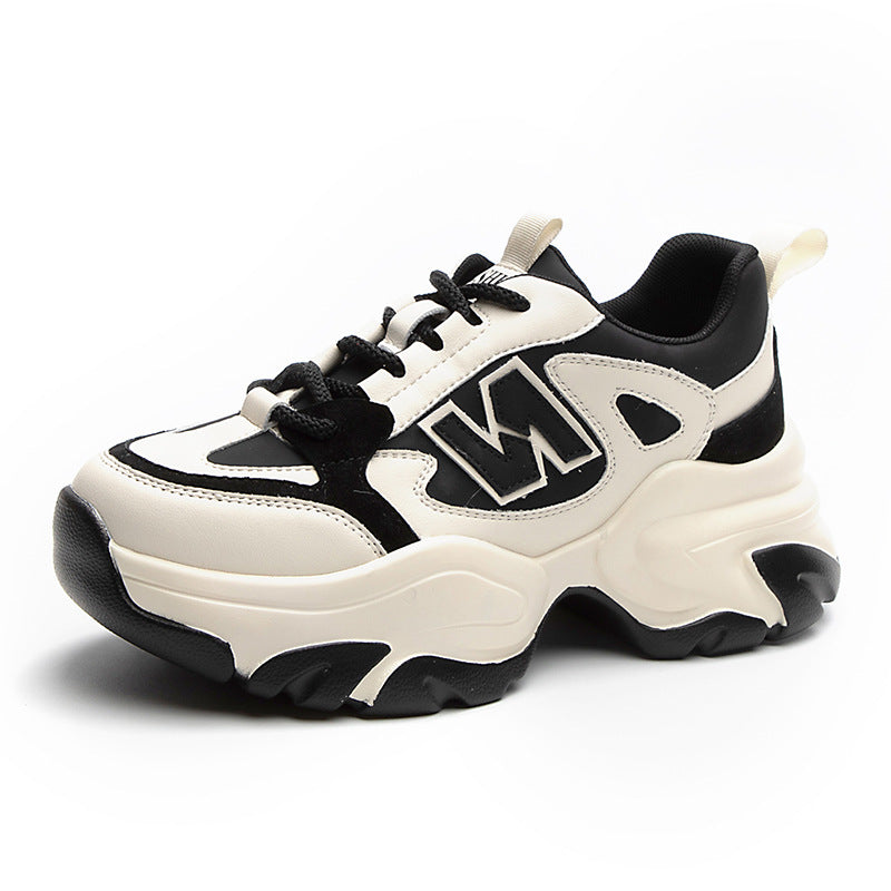 Women's Thick Sole Increased Authentic Clunky Fashion Women's Sports Shoes