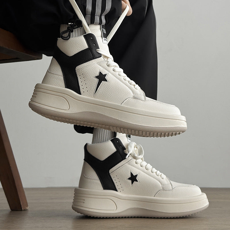 Men's Autumn Retro Thick-soled Design Stylish Height Men's Sports Shoes