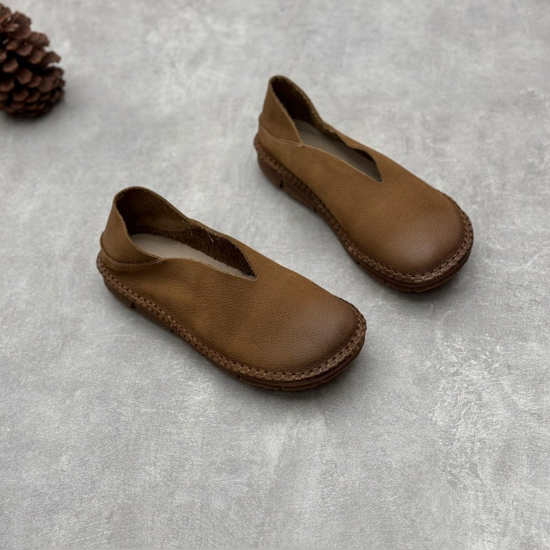 Women's Handmade Genuine Pumps Retro Cotton Linen Women's Casual Shoes