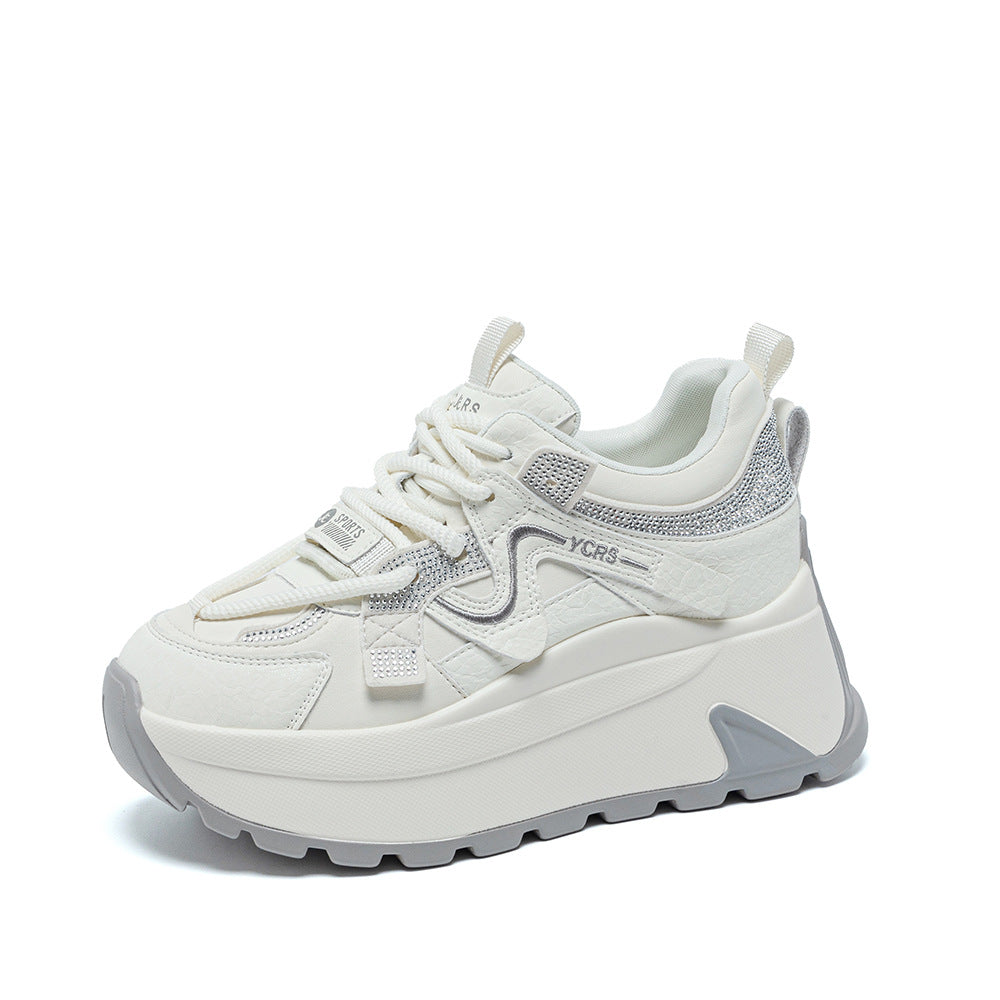 Women's Spring Small Thick Bottom Burst Board Fashion Women's Sports Shoes
