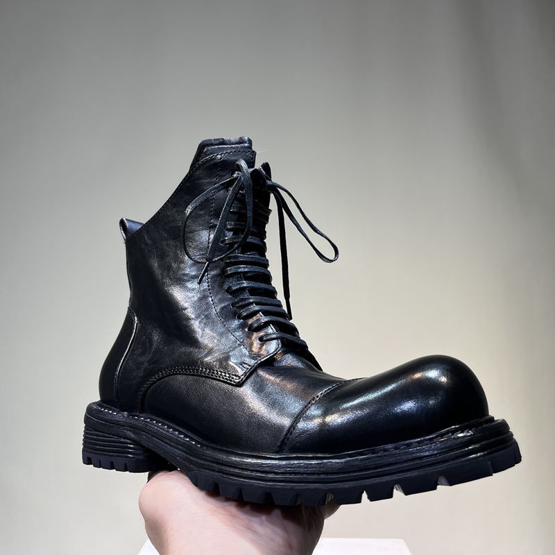 Men's Washed Good Year Craft Vintage Wind Men's Martin Boots