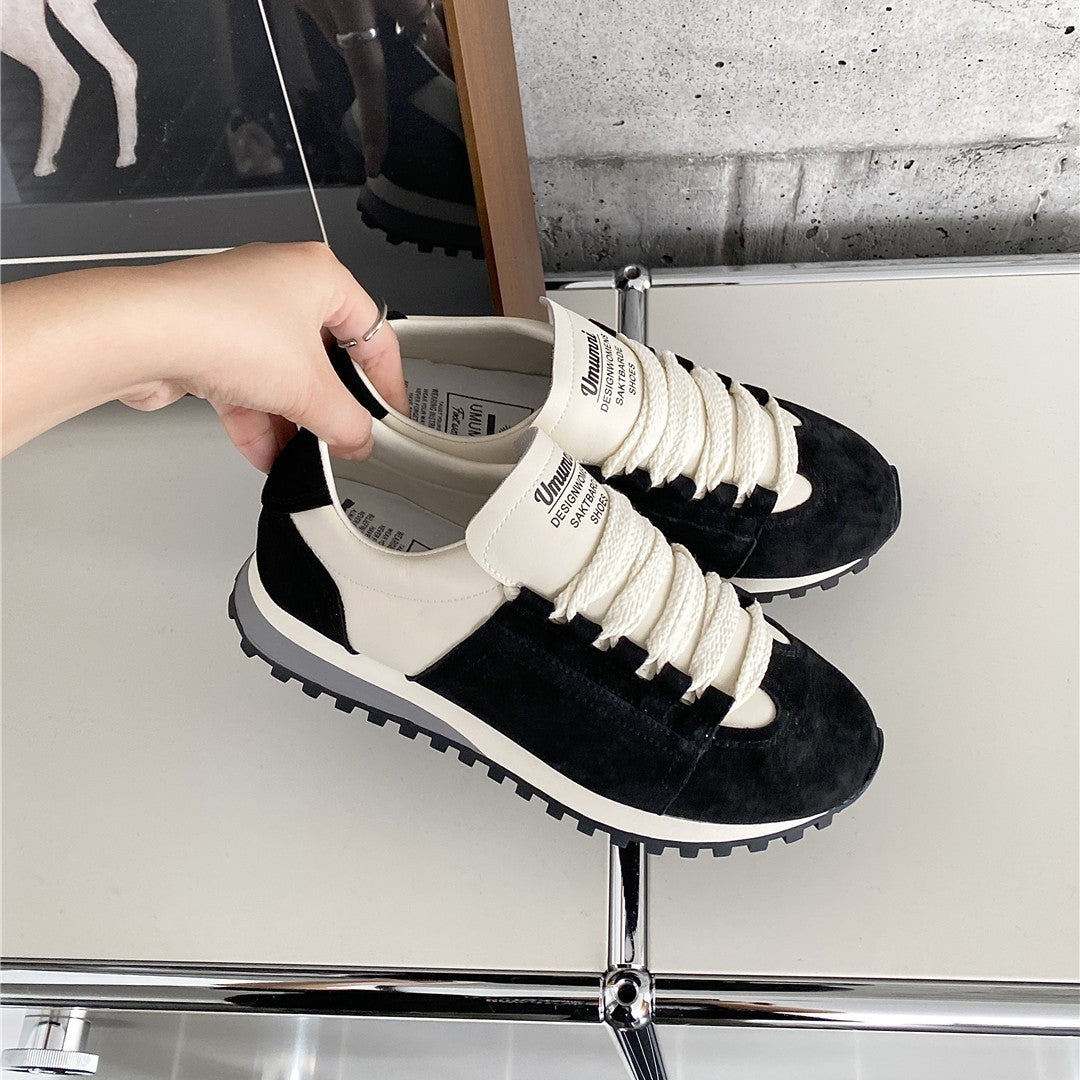 Women's Early Autumn Thick Bottom Lightweight White Trendy Women's Sports Shoes