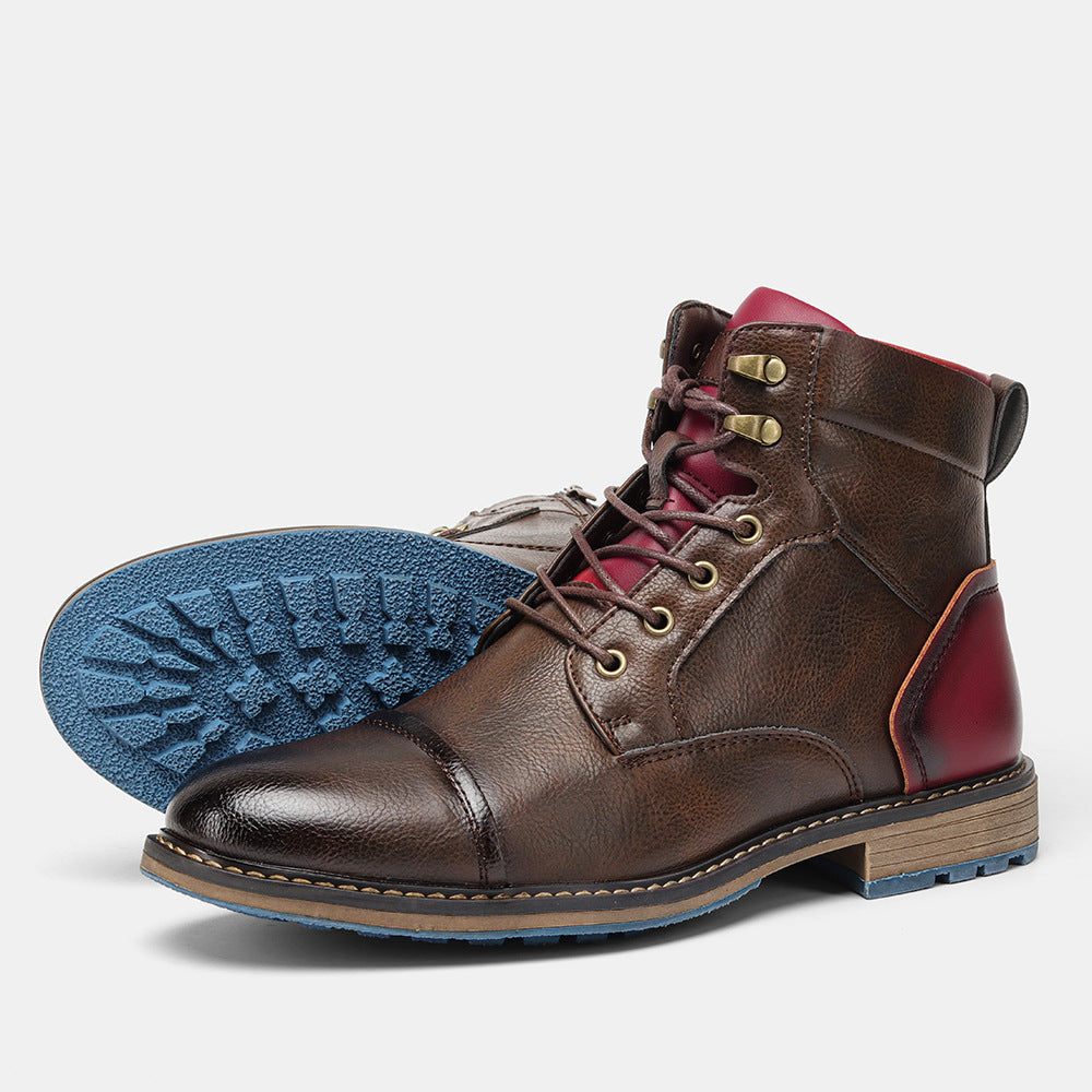 Men's Plus Size Single Fashion Ankle Martin Boots