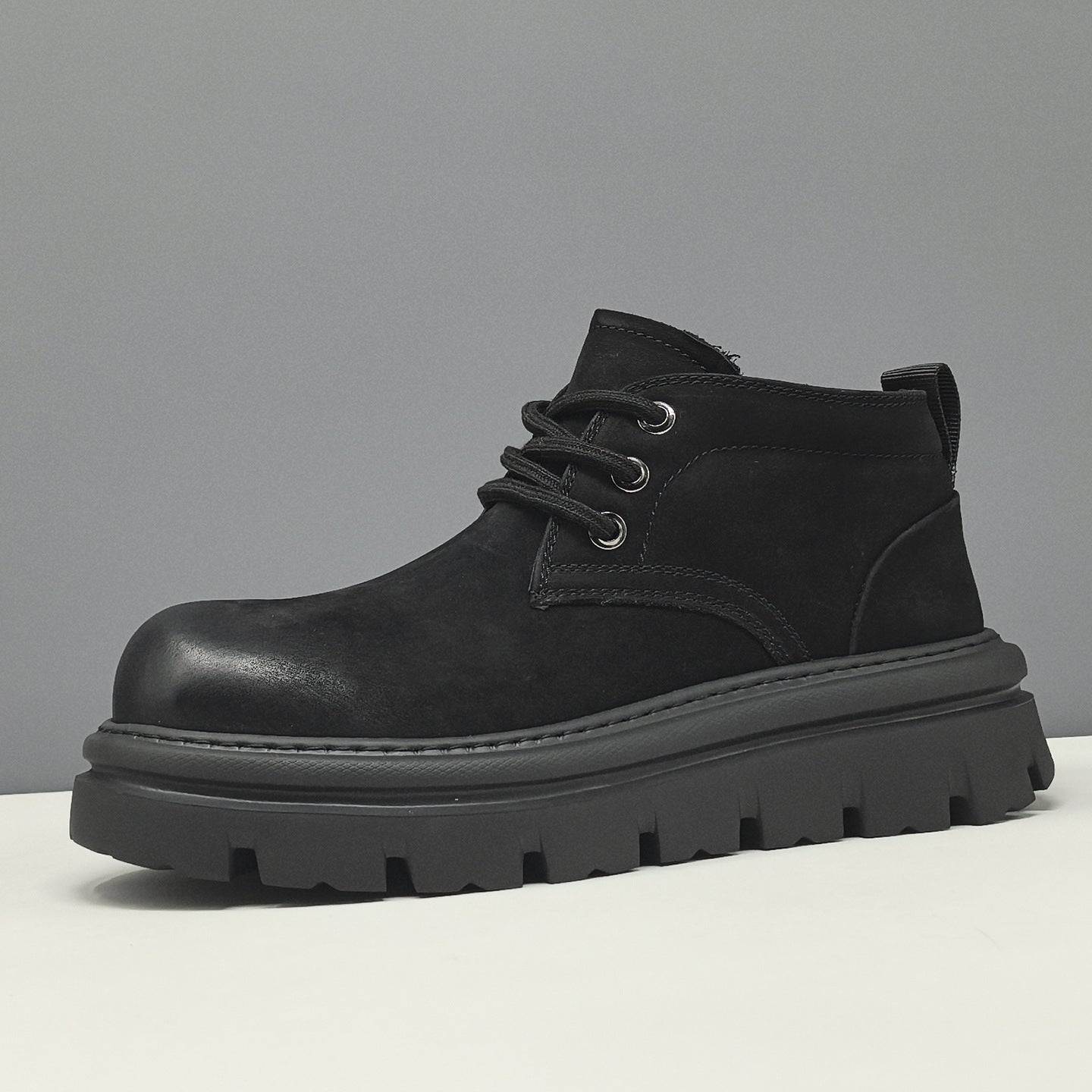 Men's Top Layer Cowhide Outdoor Low-cut Martin Men's Leather Boots