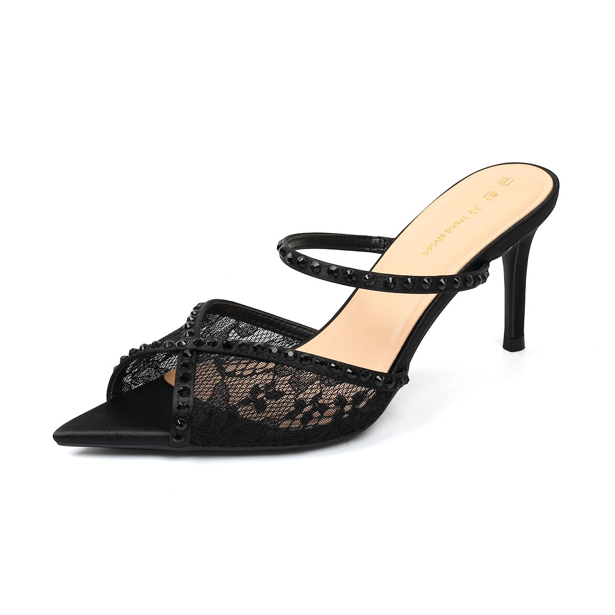 Women's High-grade Mesh Half For Champagne Apricot With Sandals