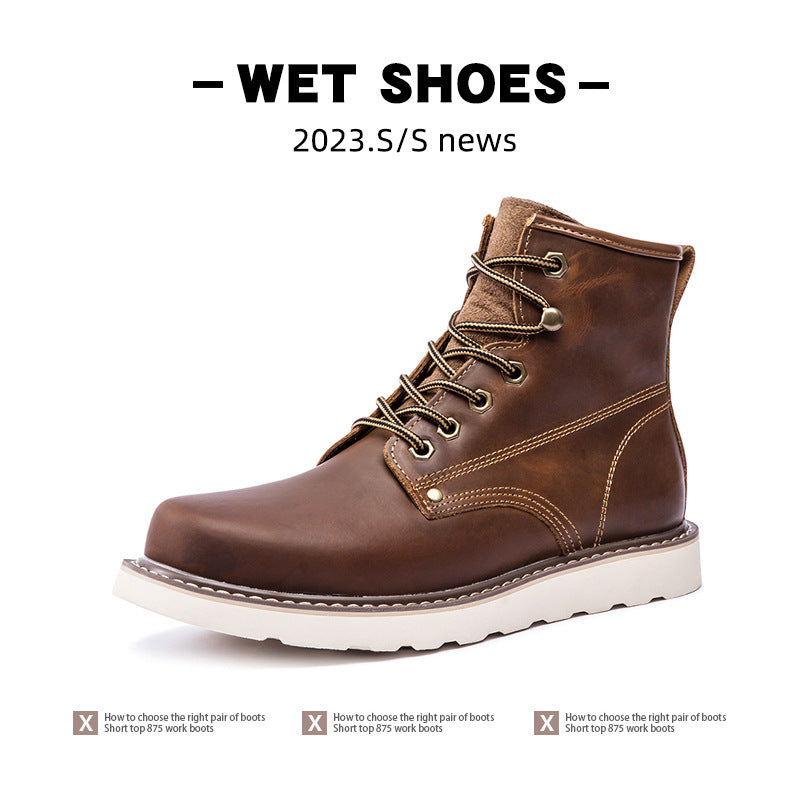 Men's Plus Size Martin Short American Outdoor Clothes Special Men's Shoes