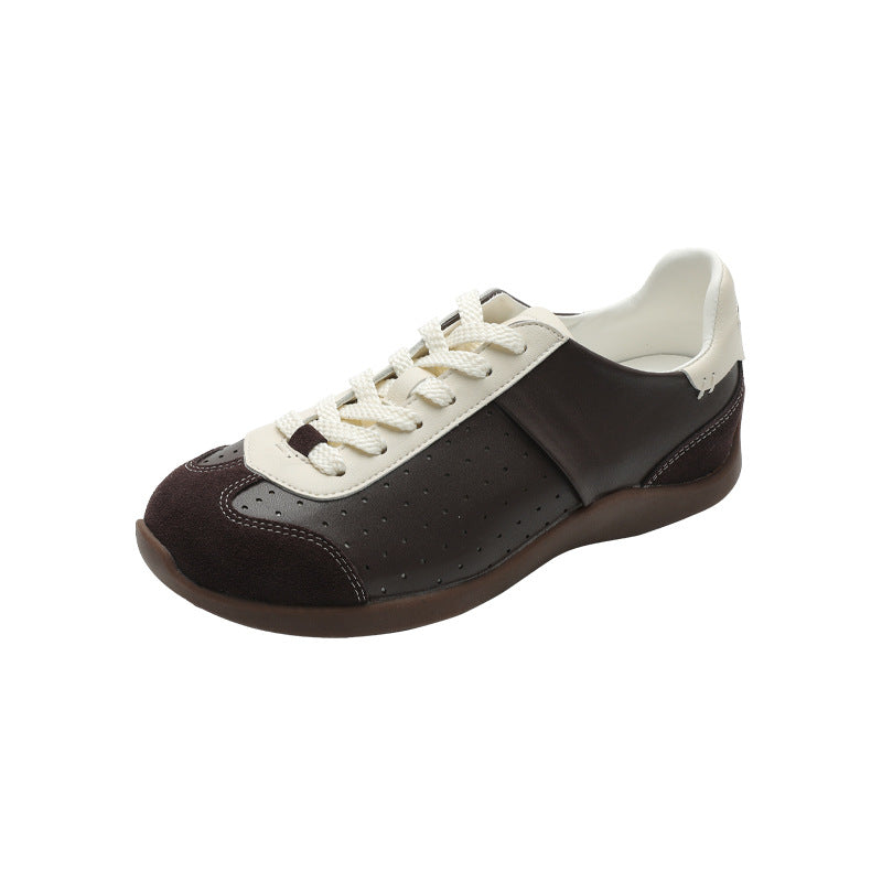 Women's Cowhide Ballet Training Spring Niche Vintage Women's Shoes