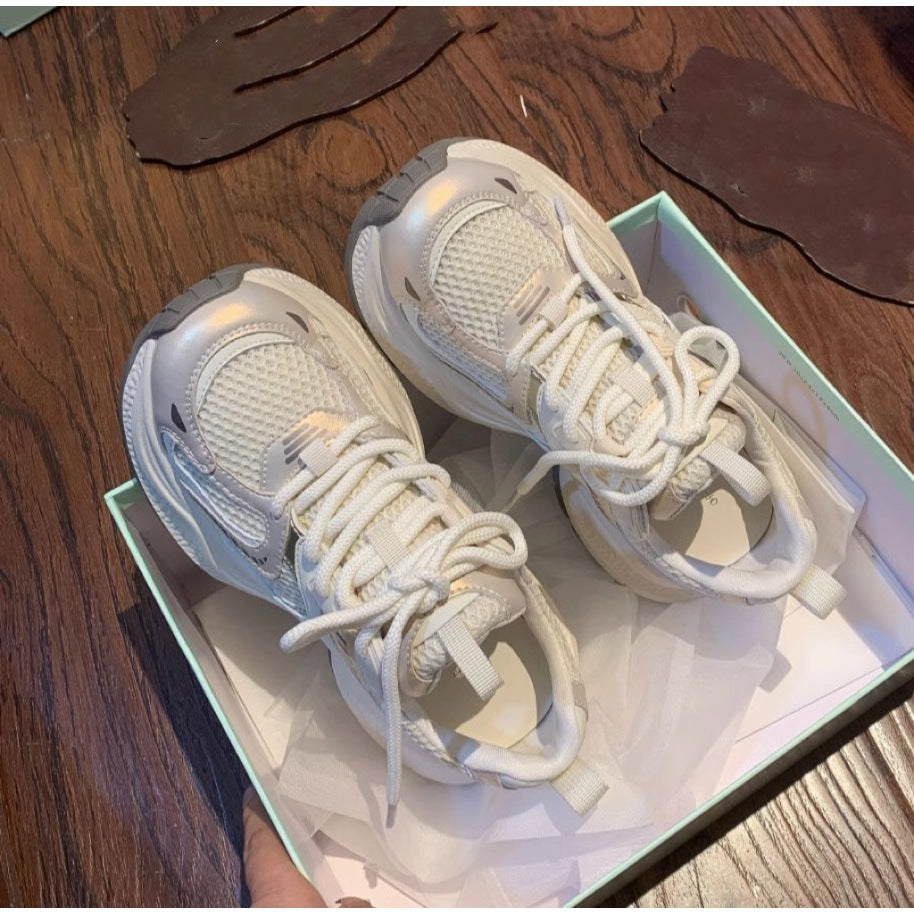 Women's Goods Breathable Platform Dad Small Height Women's Casual Shoes