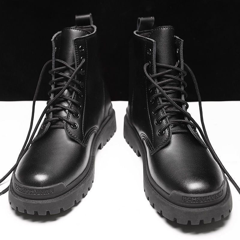 Men's Style Middle Help Plus Veet Large Size Fashionable Men's Shoes