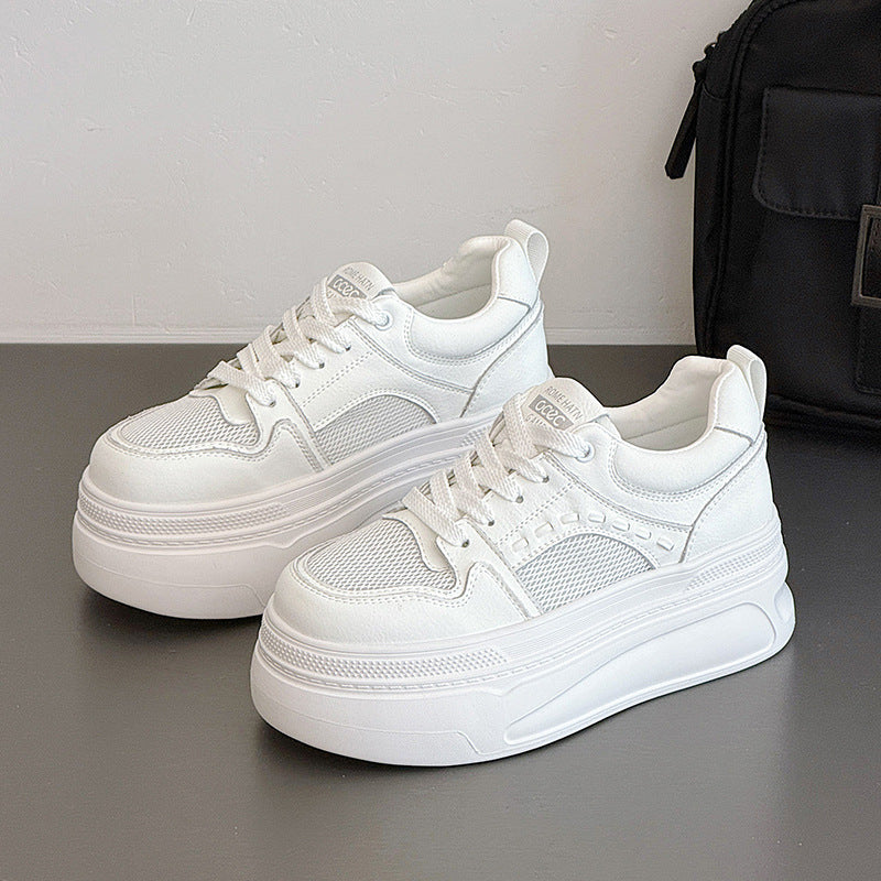 Women's Spring White Are Super Beautiful Fashionable Thick Sports Casual Shoes