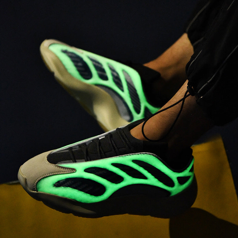 Men's Coconut Spring Daddy Tide Luminous Leisure Men's Sports Shoes