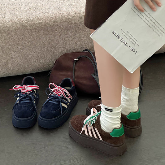 Women's Super Beautiful Flattering Training Genuine Platform Women's Sports Shoes