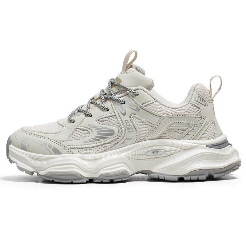 Men's Spring Breathable Mesh Trendy Platform Daddy Men's Sports Shoes