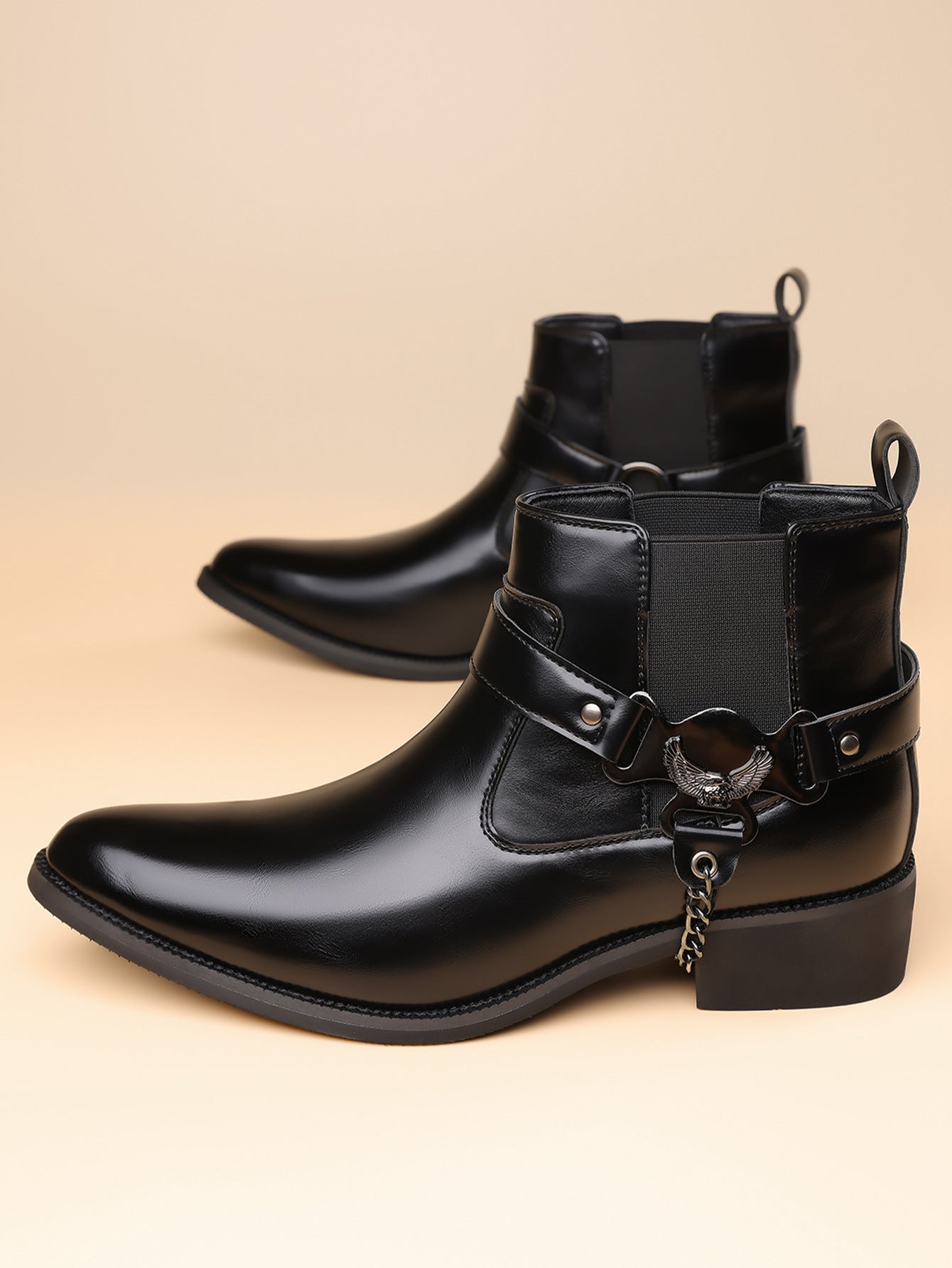 Size British Style Fashion Retro Solid Men's Martin Boots