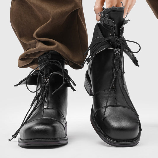 Men's Outdoor Advanced Wandering Nomadic Style Thick Men's Martin Boots