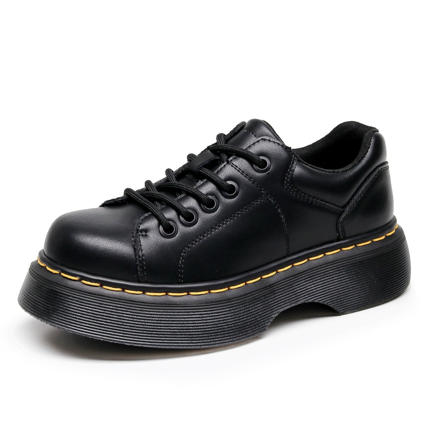 Women's Platform Genuine British Ankle Soft Leather Shoes