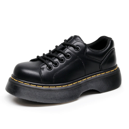 Women's Platform Genuine British Ankle Soft Leather Shoes