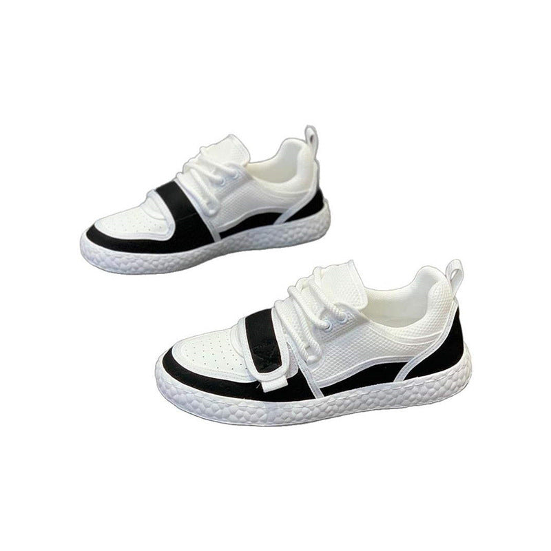 Men's Tide Breathable White Korean Trendy Fashion Joker Lightweight Men's Sports Shoes