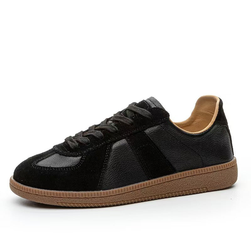 Women's Summer White Thick Bottom Breathable Genuine Men's Shoes