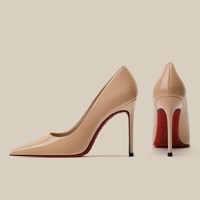 Women's Rhinestone Red High Stiletto Beautiful Sexy Wedding Women's Fashion Shoes