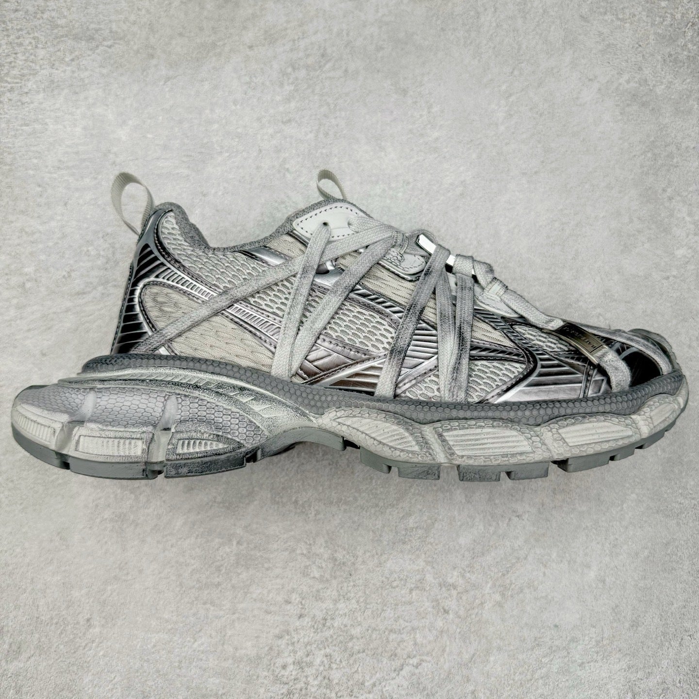 Gao Ding Paris Mesh Breathable Catwalk Retro Heightened Distressed Dirty Men's Sports Shoes