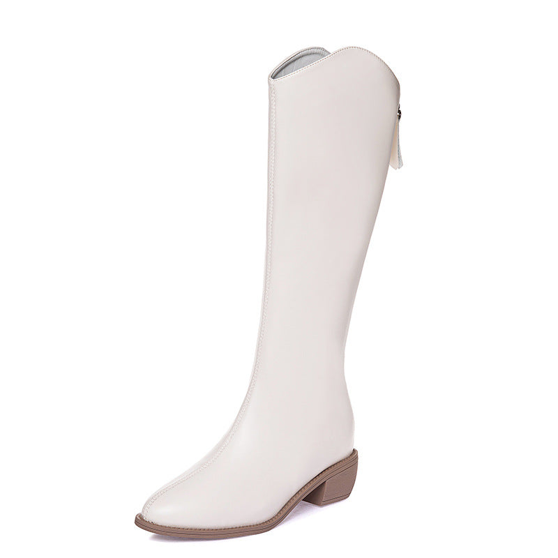 Height Increasing Insole Female Autumn Knight Boots