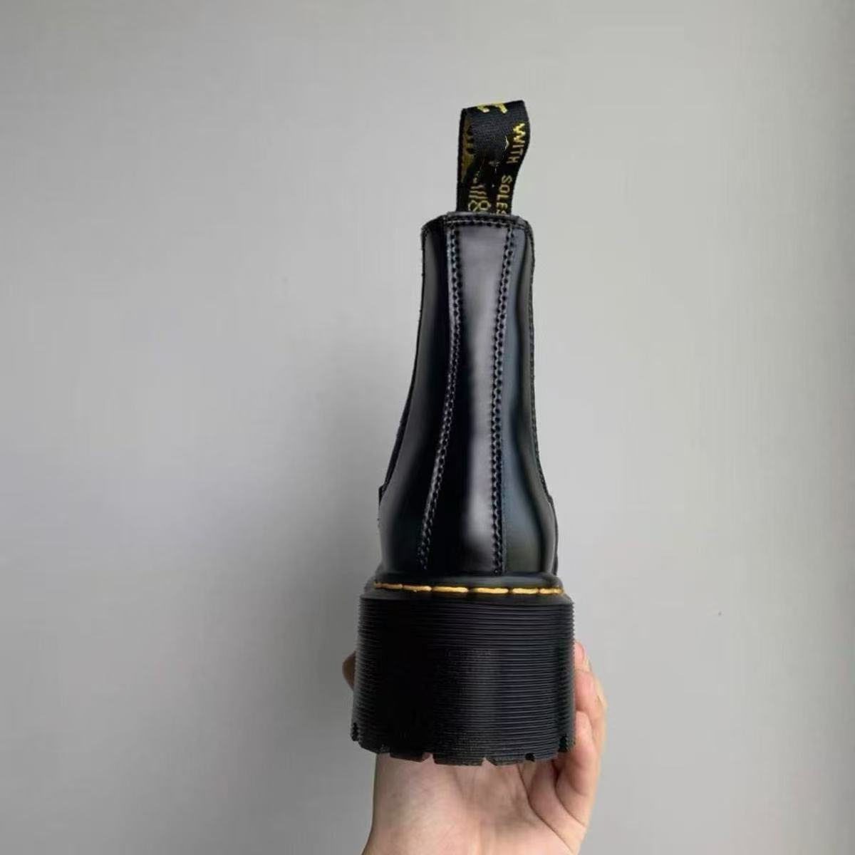 Men's & Women's Chelsea Cowhide Real Line Worker Good Women's Leather Boots