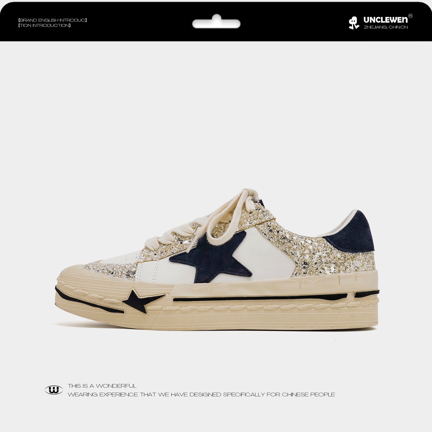 Women's Genuine Sier Bright Platform White Height Women's Sports Shoes
