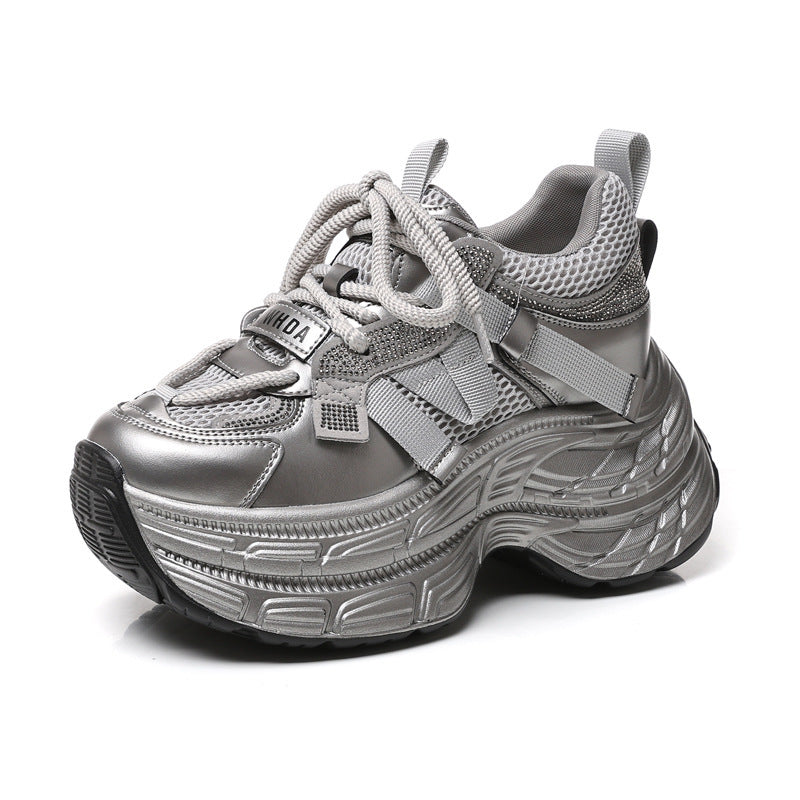 Women's Height Increasing Insole Platform Dad Autumn Sports Casual Shoes