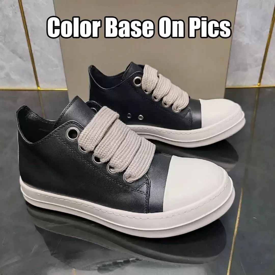 Platform Height Increasing Round Toe High Version Comfortable Casual Shoes