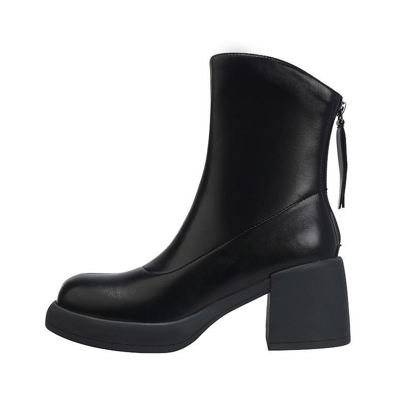 Charming Fashion Stylish Durable Versatile Winter Women's Leather Boots