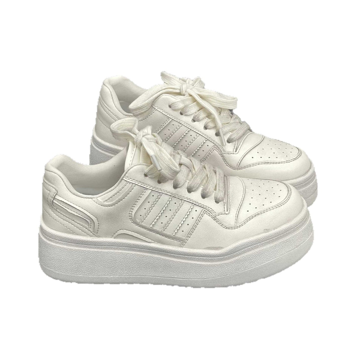 Attractive Classic Women's Platform White Sports Women's Casual Shoes