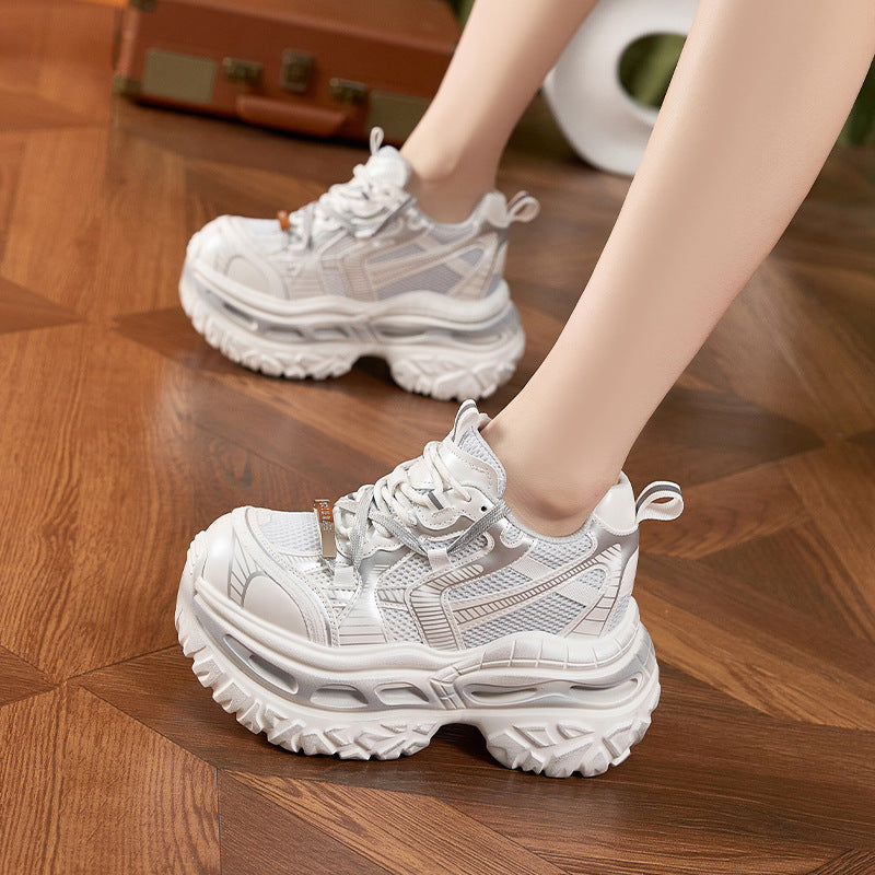 Women's Platform Dad Spring Mesh Version Hidden Women's Sports Shoes