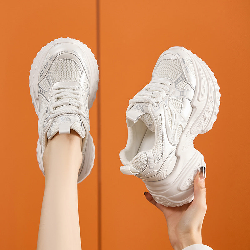 Women's Dad Spring Breathable Mesh Platform Height Women's Shoes
