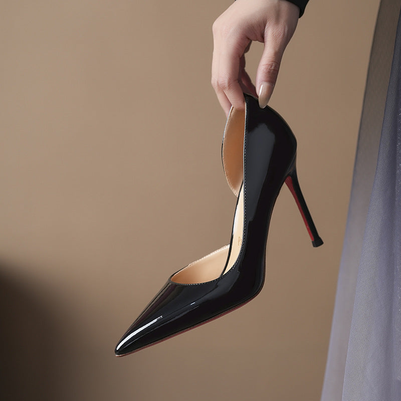 Pointed Low-cut Stiletto High Sexy Adult Lady Like Women's Fashion Shoes