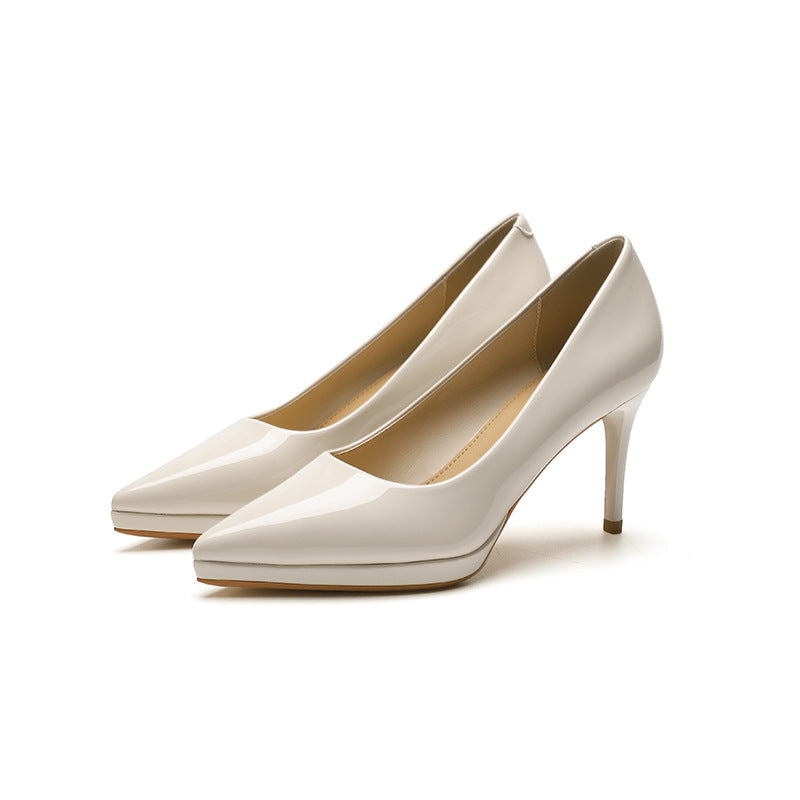 Women's Waterproof Platform High Autumn Pointed Stiletto Heels
