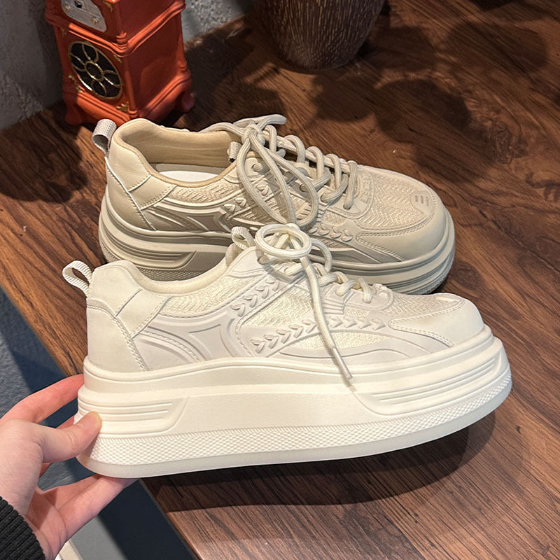 Women's Suction Film Bottom White Dad Lightweight Women's Shoes