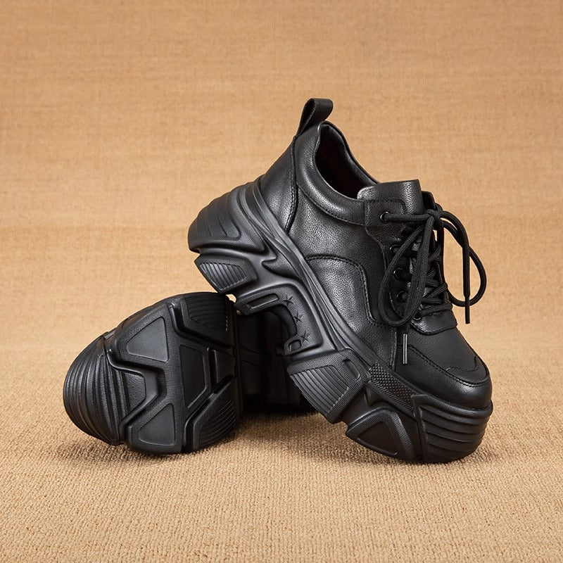Women's Platform Spring Versatile Height Increasing High Women's Casual Shoes