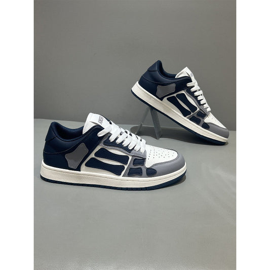 Men's Autumn Breathable Skateboard Fashionable Lightweight White Men's Sports Shoes