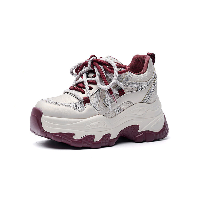 Women's Dad Trendy Spring Small Thick-soled Versatile Sports Casual Shoes