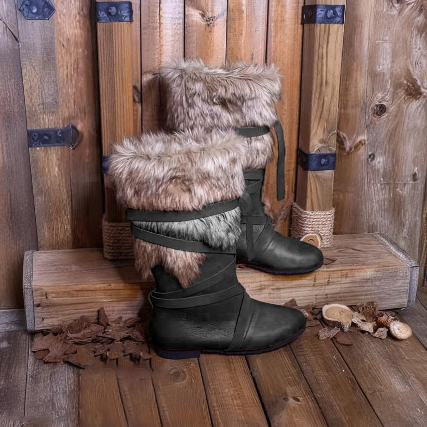 Graceful Stylish Medieval Renaissance Viking Barbarian Boots