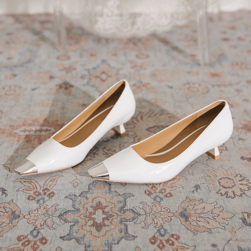 Women's Toe Cap High Stylish Low Commuter Four Women's Shoes