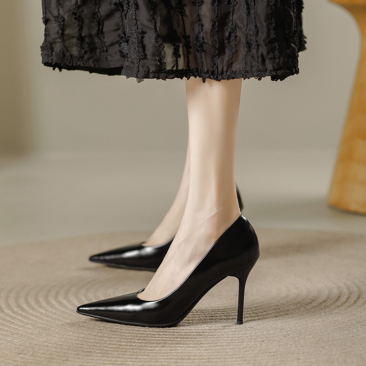 Women's Simple High Autumn Low-cut Stiletto Comfortable Soft Women's Fashion Shoes