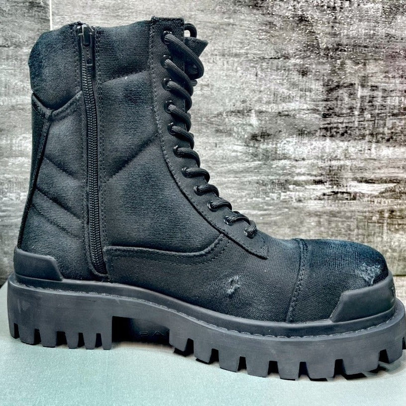 Men's Round Toe Viscose Big First Layer Men's Leather Boots