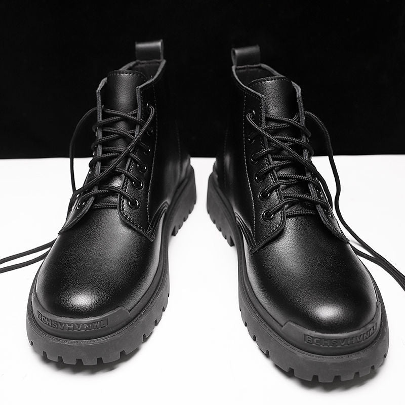 Men's Style Middle Help Plus Veet Large Size Fashionable Men's Shoes
