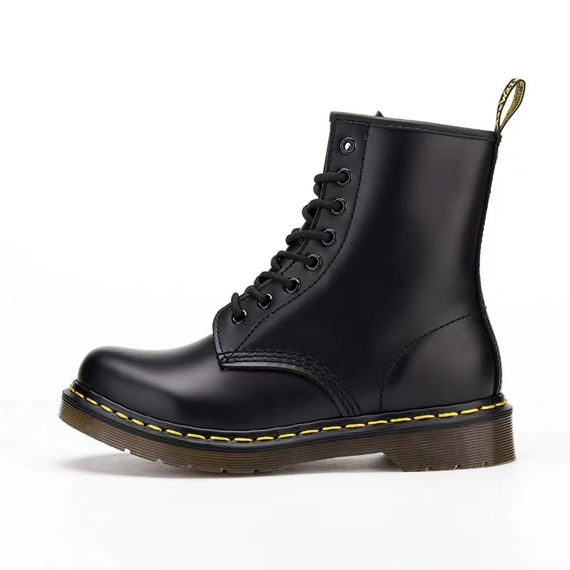 Women's & Men's Autumn Soft British Round Toe Large Size Boots