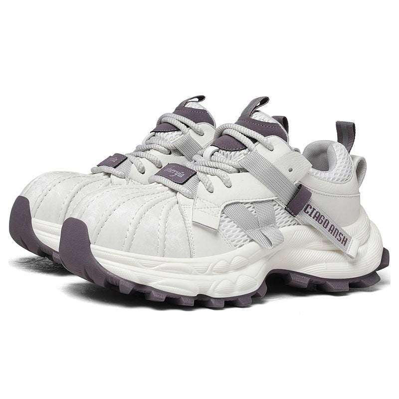 Women's Contrast Color Sweet Cool Spring Shell Toe Men's Shoes